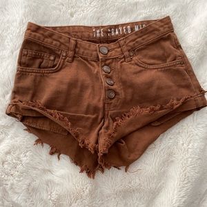 Cute Cotton On Brown Jean Shorts